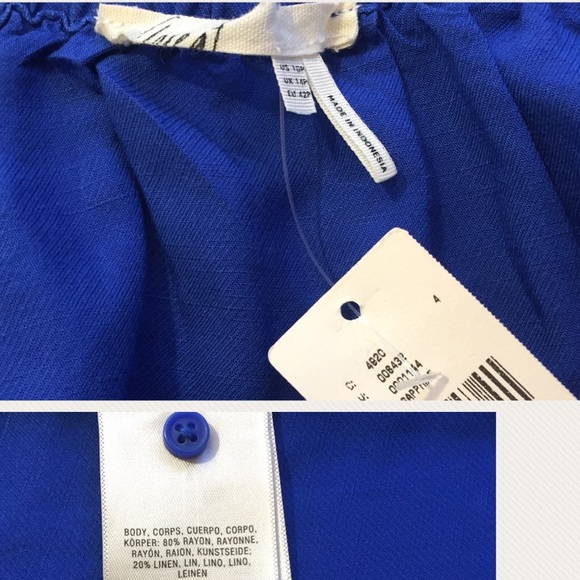 HP! Anthropologie Floreat Off The Shoulder Top - Picture 8 of 8